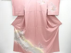 誰袖に花模様訪問着